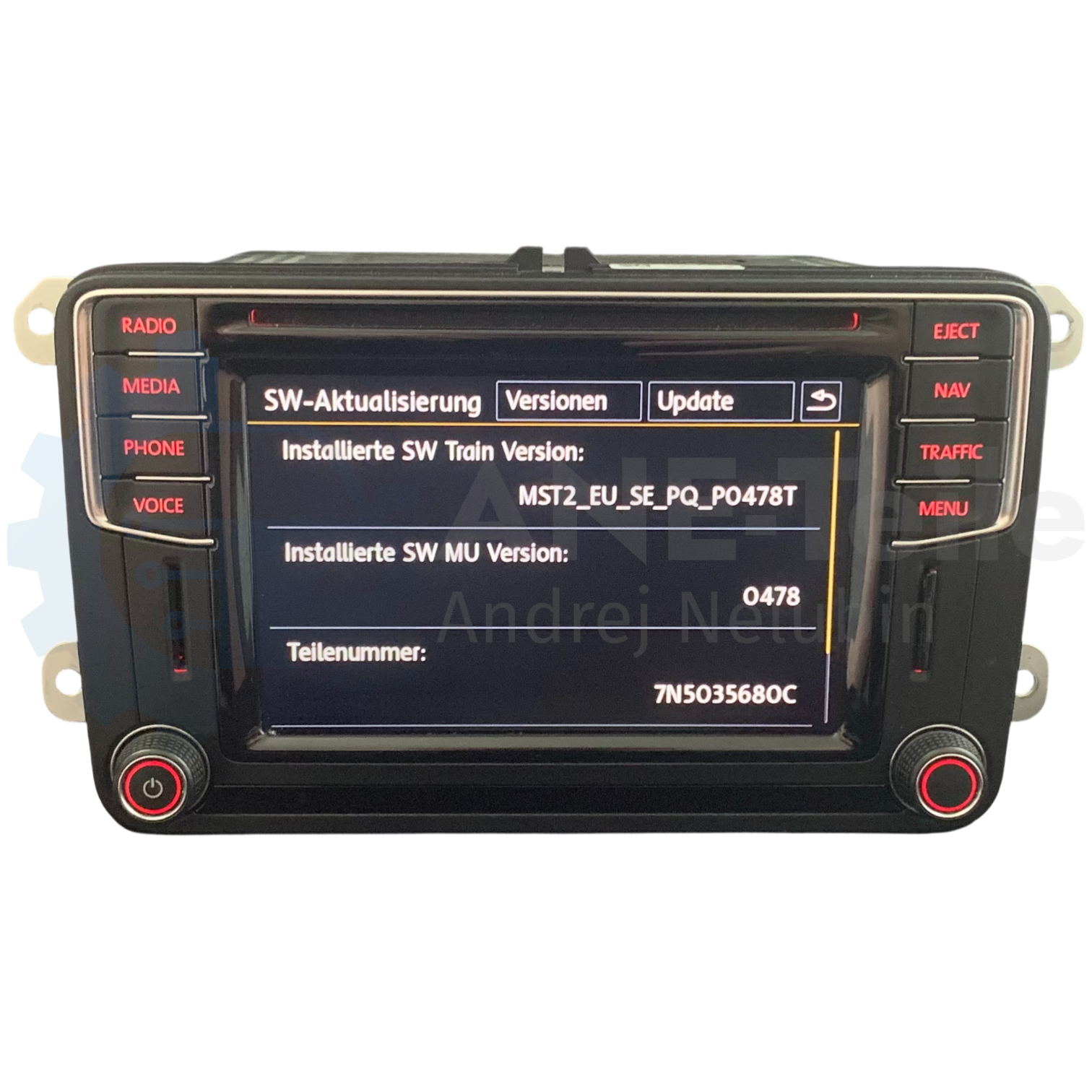 SEAT Discover Media MIB2 PQ mit DAB+ Navi Radio Navigation CarPlay V22 2026 7N5 035 680 C