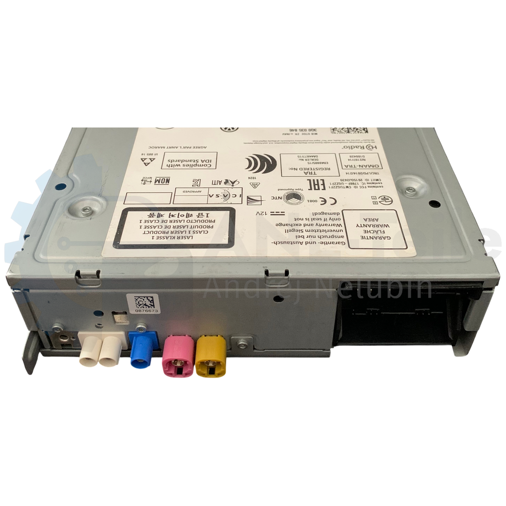 VW Discover Media Volkswagen MIB2 ZR Unit 2026 V22 Navi Radio CarPlay Bluetooth 3Q0 035 846