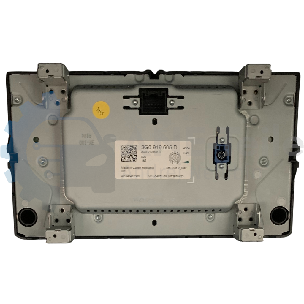 VW Media Display Monitor Bedieneinheit Touchscreen Bildschirm MIB2 ZR Navi Radio 3G0 919 605 D