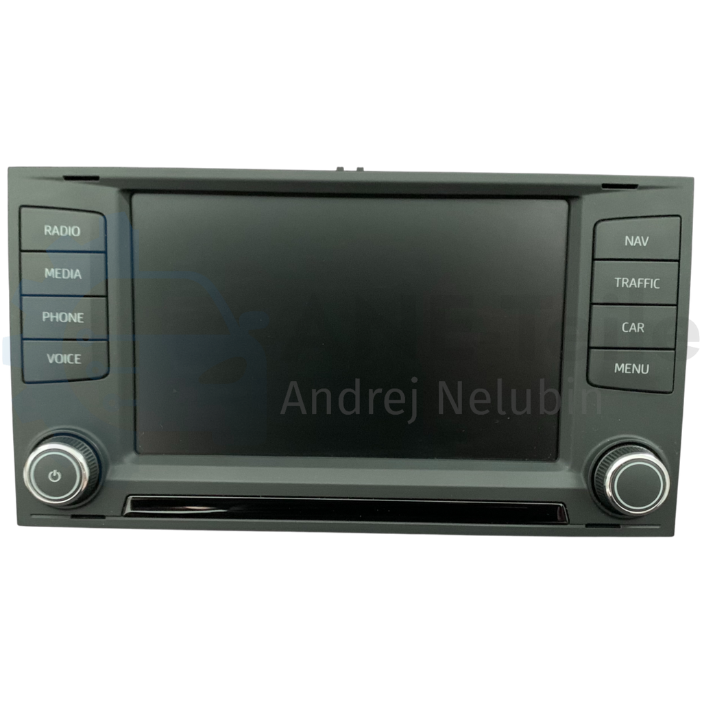 SEAT Media Display Monitor Bedieneinheit Bildschirm MIB2 ZR Navi Radio 5F Leon 5F0 919 604 A