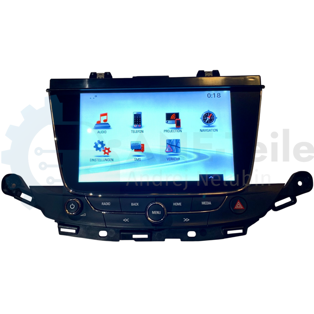 OPEL Astra K IntelliLink 900 Radio Display Bedieneinheit Touchscreen Bildschirm 39042448 368046467 39018792