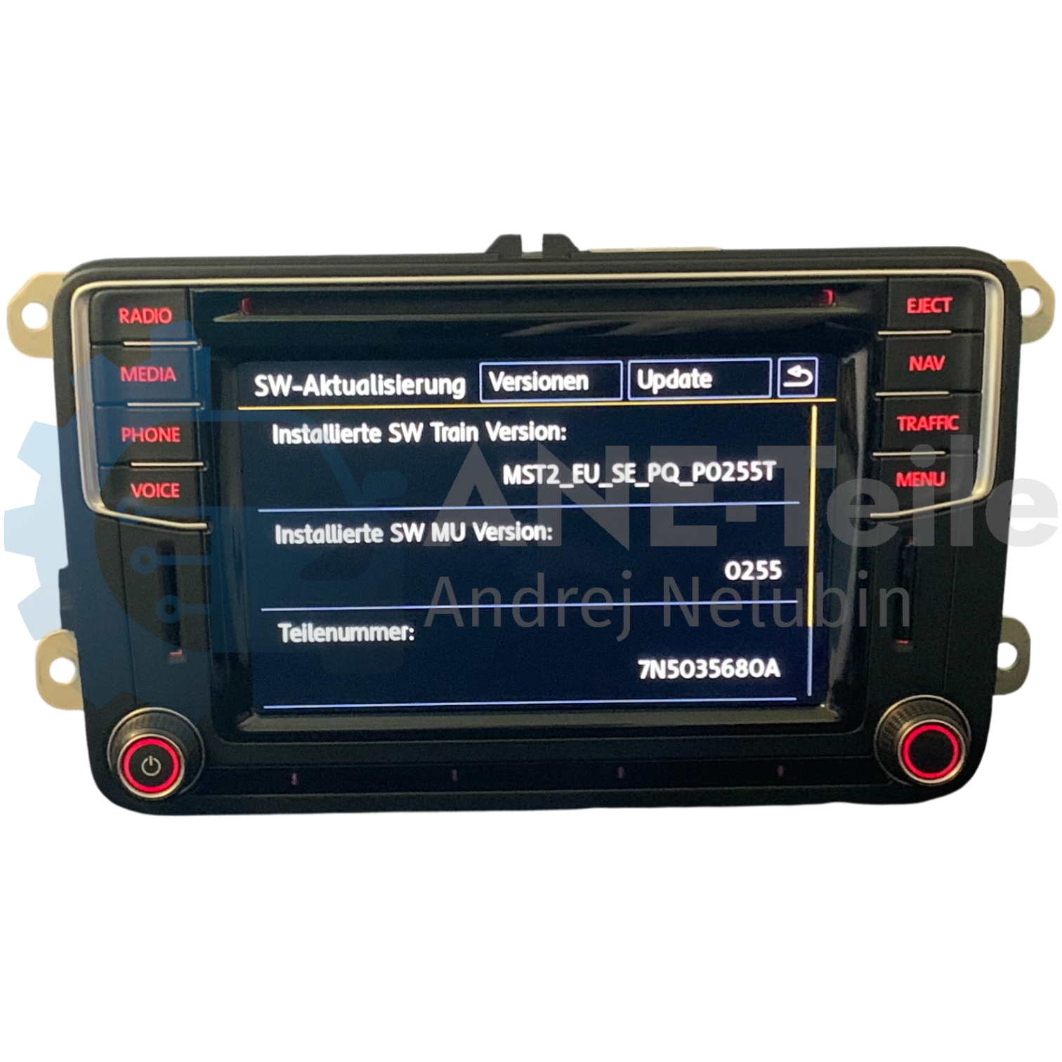 SEAT Discover Media MIB2 PQ mit DAB+ Navi Radio Navigation CarPlay V22 2026 7N5 035 680 A